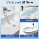 2-i-1 popup-handfatstopp för badrum