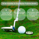 Golfhattklämma bollmarkör med hög precision grön läshjälp (Förpackning med 4)