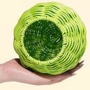 Robust och andningsbart fågelbo i rotting