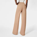 Dambyxor med vida ben, hög midja och vida ben