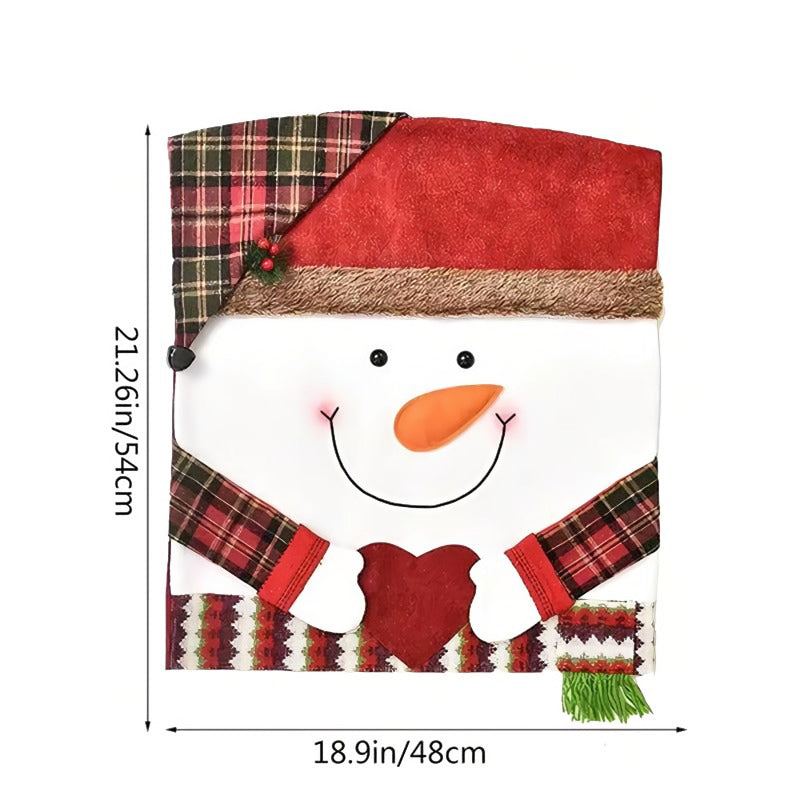 💥Söt jultema-stolsöverdrag🎄