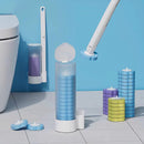 Engångs toalettborste engångssvamphuvud