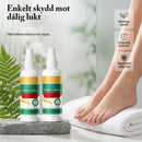 Uppfriskande örtbaserad fotspray
