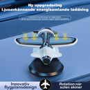 Solcellsdrivna roterande flygplansprydnader för instrumentbrädans tillbehör i bilens interiör