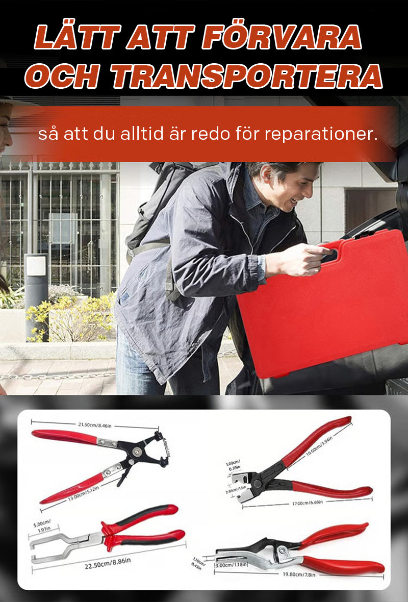 Set med 4 st verktyg för att koppla loss elektriska kontakter