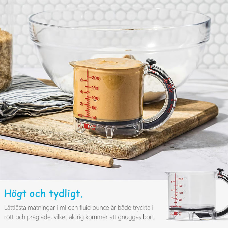 ✨4-i-1 justerbar mätkopp