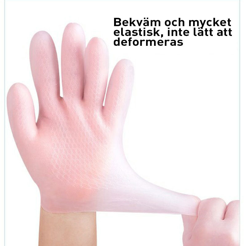 Silikon Fuktgivande Mjuk Gel Handskar & Strumpor