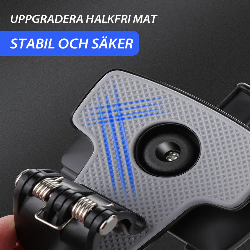 Multifunktionell mobiltelefonhållare för bilens instrumentbräda