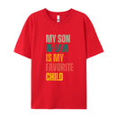 Rolig familjhumor Retro T-tröja