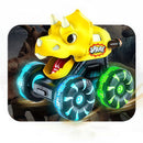 Press & Go dinosaurielastbilsleksak med rörelseaktiverat ljus