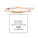 💖✨ Armband med texten "Gud har kontroll" 🎁