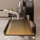 Badrumshylla med sugkopp i valnöt