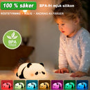 Söta panda nattlampor, sovrumsdekoration