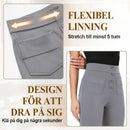 Casual byxor med hög midja stretch för kvinnor