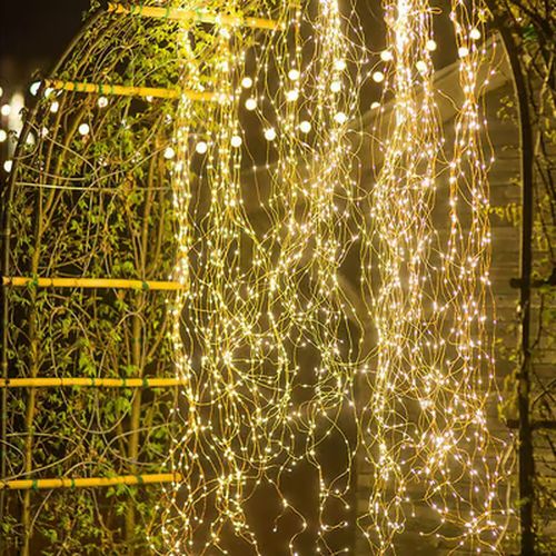 🎁Jul 🌲8 lägen 100-600 LED Firefly Twinkle String Lights