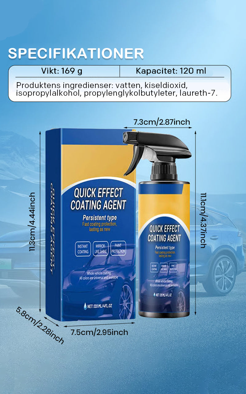 Beläggningsspray för bilar