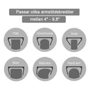 Trä sidobord soffa armstöd