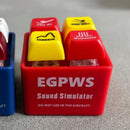 Larmhänge nyckelring