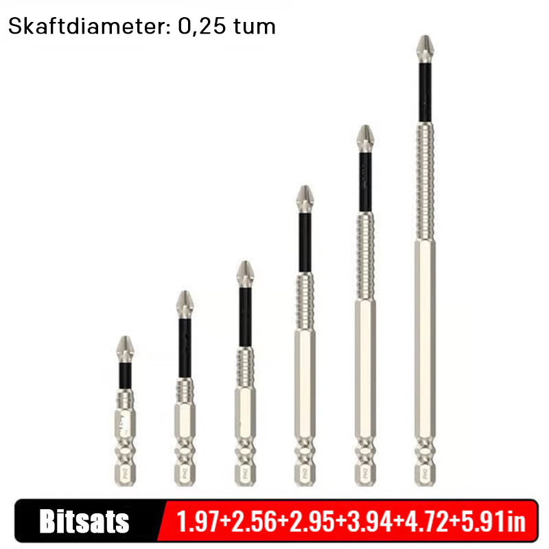 🔥🔨Högmagnetisk skruvmejselborrsats