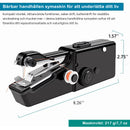 Handhållen mini elektrisk symaskin