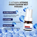 C-vitaminvitgörande och anti-fräknande kräm