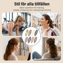 Elegant klämma för att ge volym till en hästsvans
