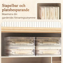 Genomskinliga förvaringspåsar för garderoben