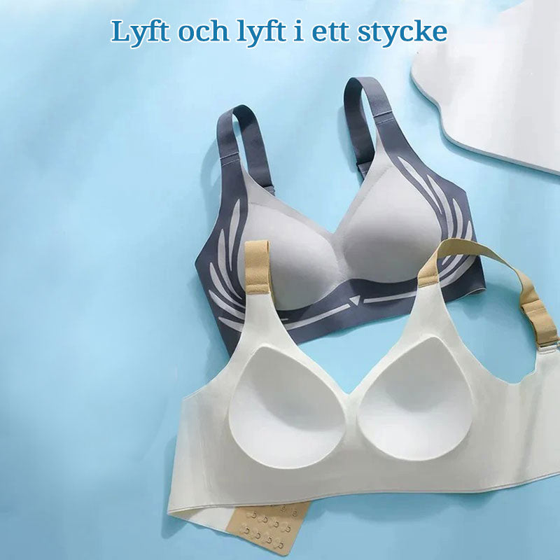 Super ruched bh | Trådlös push-up bh