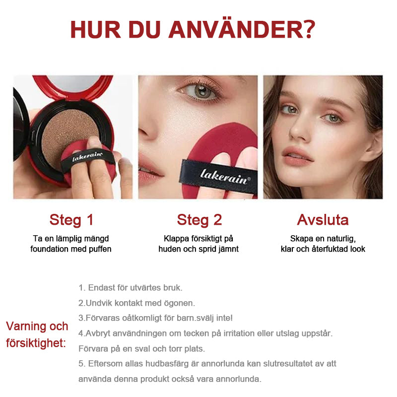 Återfuktande och långtidsverkande Air Cushion Foundation