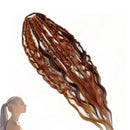 Elastiska dreadlocks med hästsvans