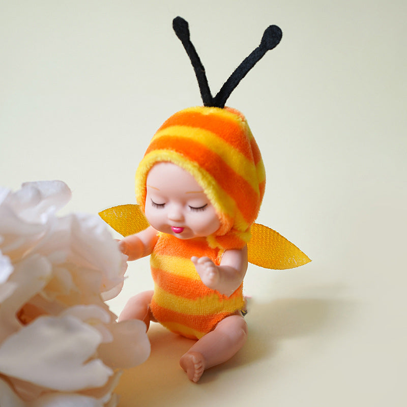 Mini realistiska babydockor med kläder