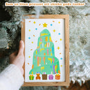 Creative Rainbow Scratch Art vykortsset för barn