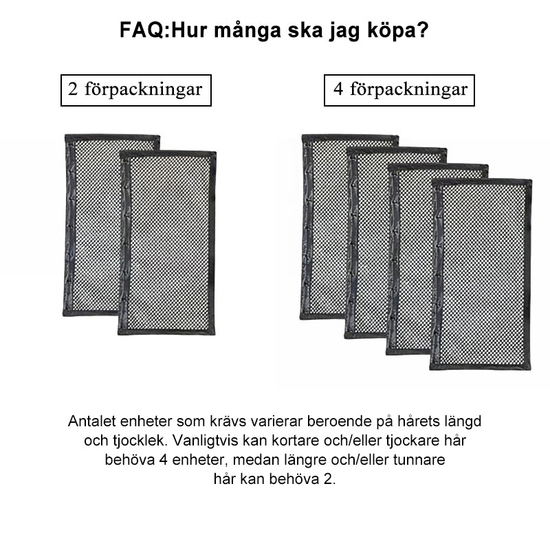 Curlingmössa för torrt hår i mesh