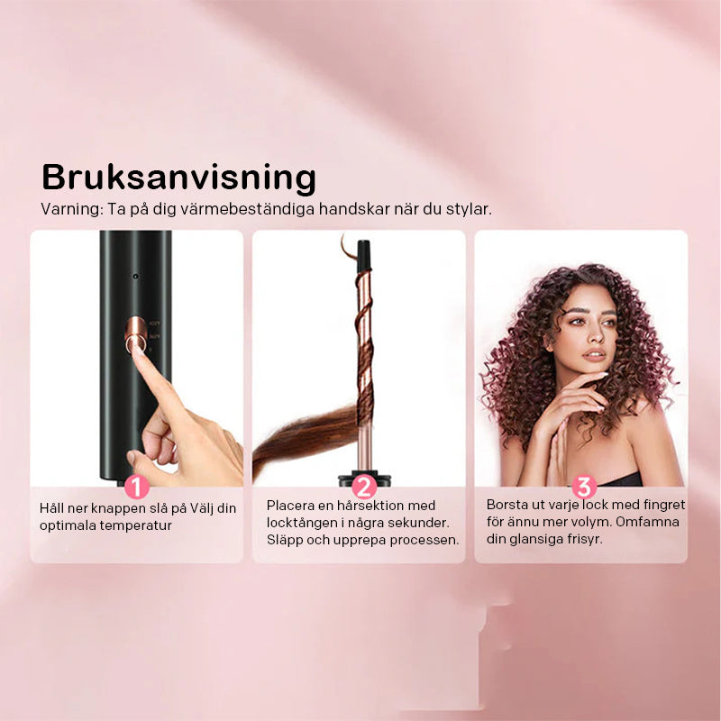 ✨ 3/8 tums ullkrulltång
