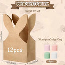 Charmiga påskpåsar med kaninöron