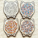 (💖Den perfekta presenten för kattälskare) 🔥🐈135-bitars träpussel med kattmotiv i Morandi-färger🐾