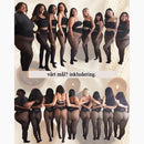 Högmidjade stretchiga shaping-tights