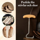 Hästformat skohorn/krok för att göra det lättare att ta på sig skor.