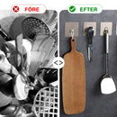 Kraftiga självhäftande väggkrokar - Spikfri montering för kök, badrum och kontor!