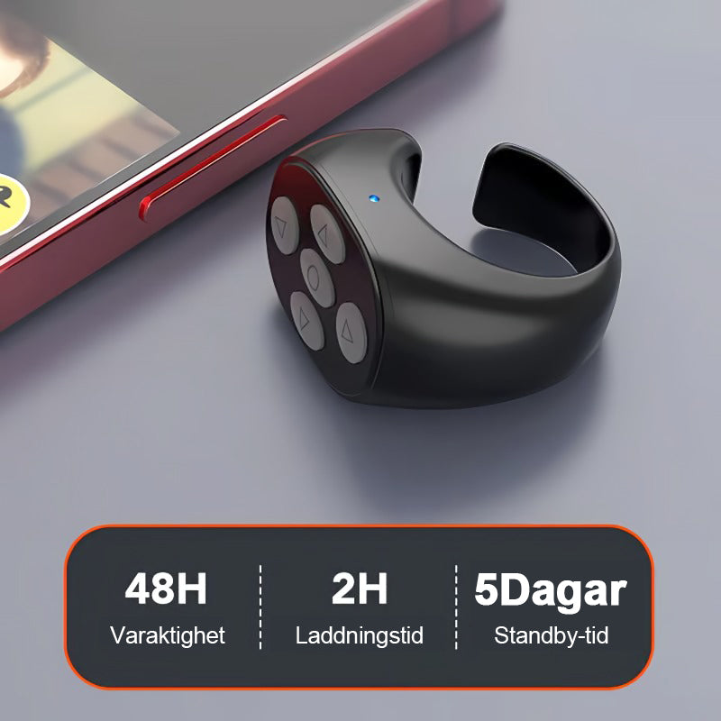 🎅 Trådlös Bluetooth-fjärrkontroll med fingertopp