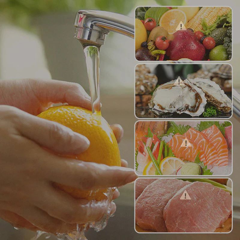 Effektiva bärbara frukt- och grönsakstvättar