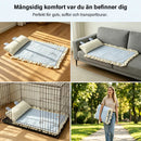 Kylmatta med kudde för husdjur