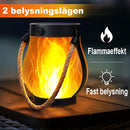 Solcellslampa för utomhusbruk med hamprep