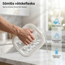 Bärbar silikonflaska för sfäriska isbitar