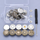 Set med avtagbara knappar