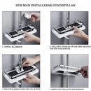 Förvaringsställ för duschstång