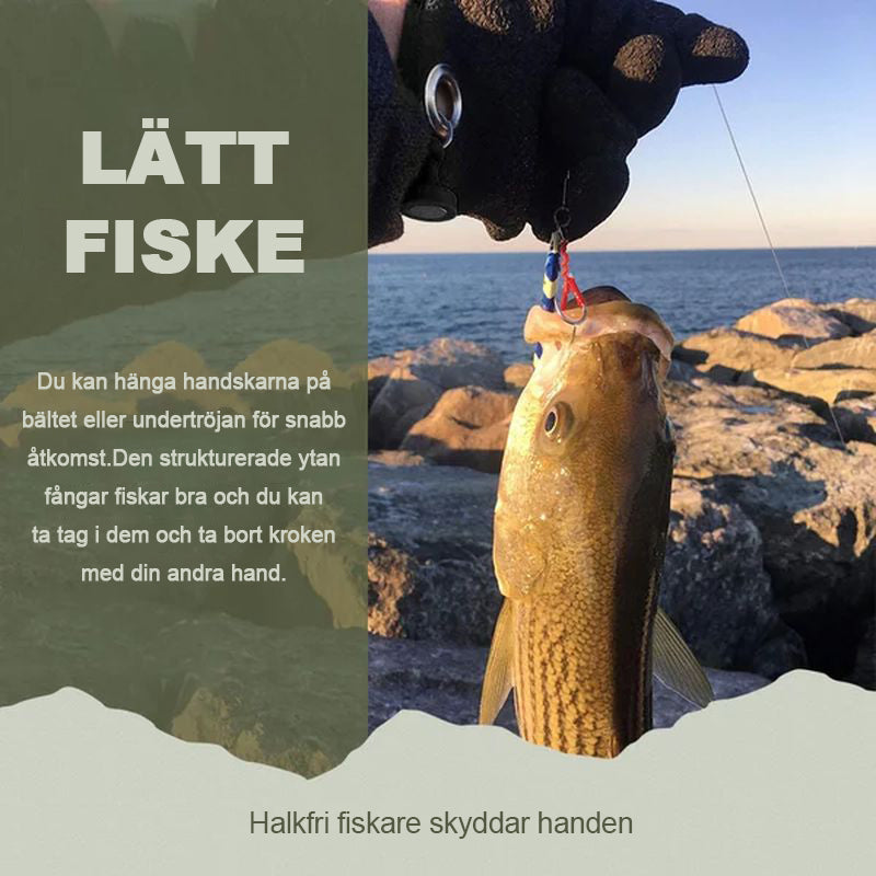 Fiske Fångsthandskar Halkfria