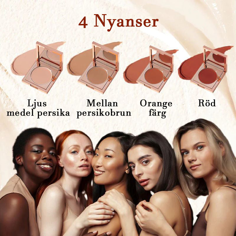 Färgad lera underögonkorrigerare