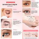 Dubbelsidig vikbar eyeliner-stämpelpenna
