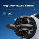 Solcellsdrivna roterande flygplansprydnader för instrumentbrädans tillbehör i bilens interiör